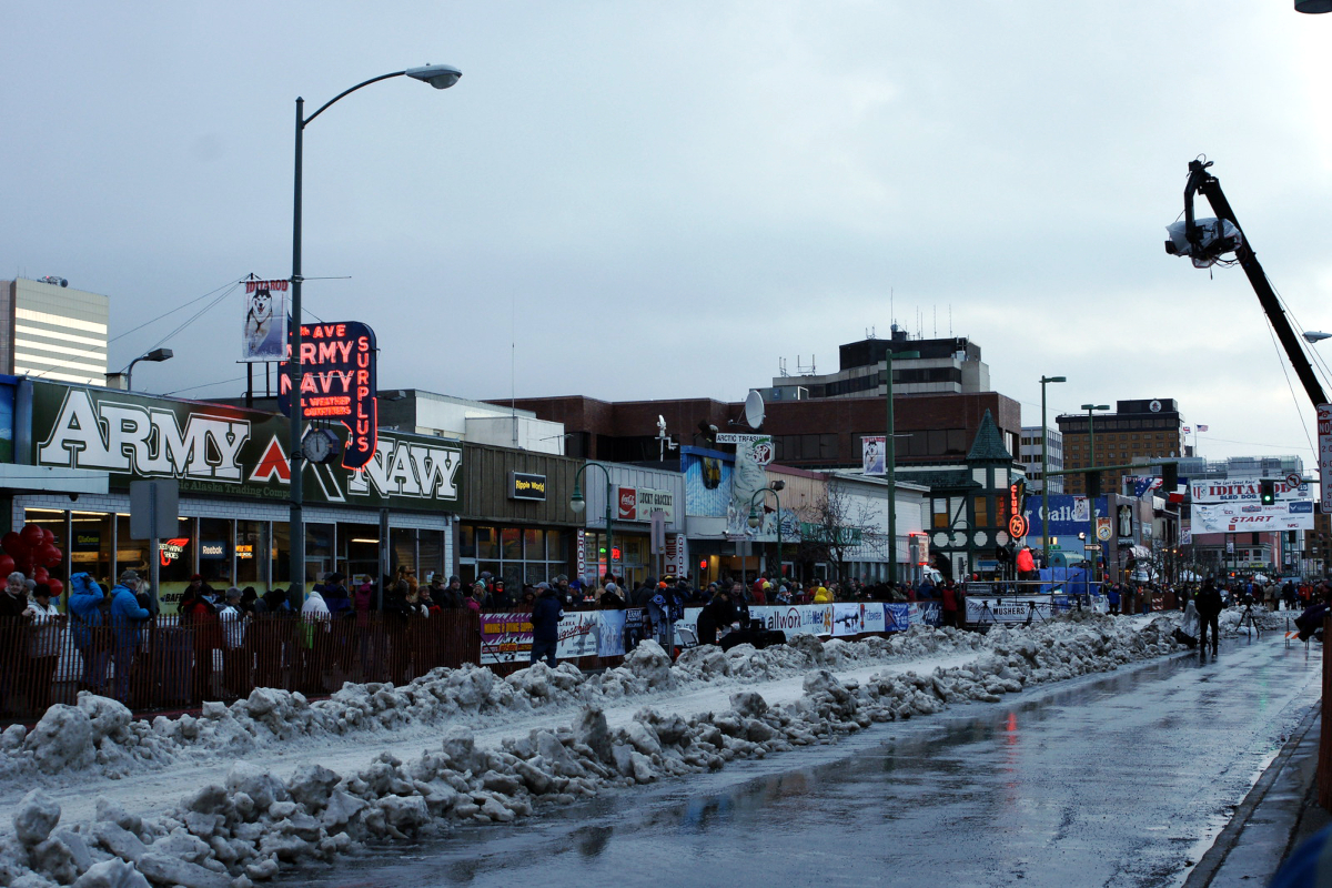 Is there enough dog mushing in Anchorage to designate an entire district?